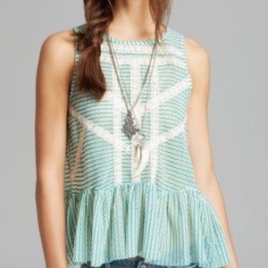 LIKE NEW! Free People Peplum Top